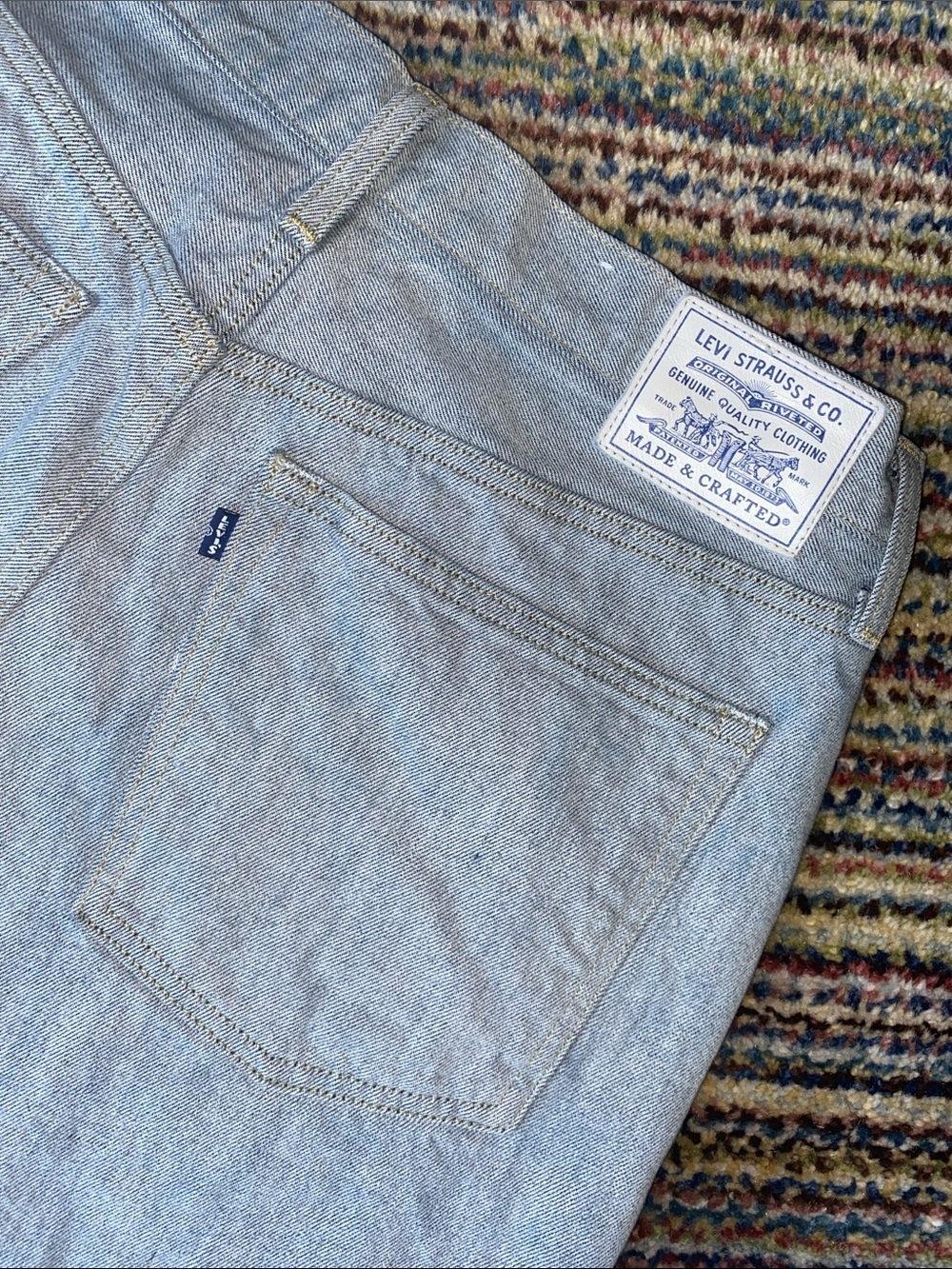 Women’s Levi’s Made & Crafted High Rise Column Cropped Jeans